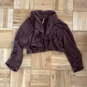 Free People Cropped Tie Top